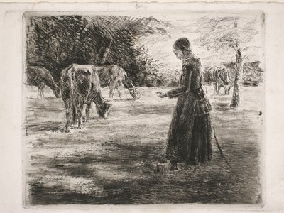 En el prado (cerca de Delden, en Holanda) de Max Liebermann