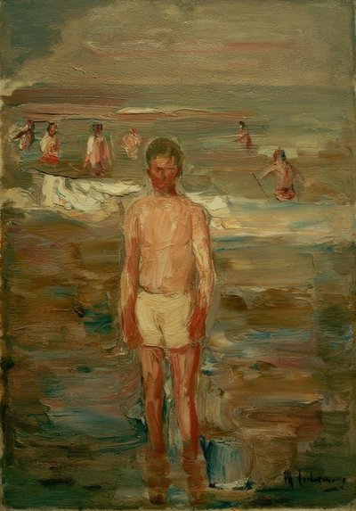 Niño bañándose de Max Liebermann
