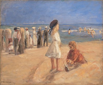 Vida en la playa, 1916 de Max Liebermann
