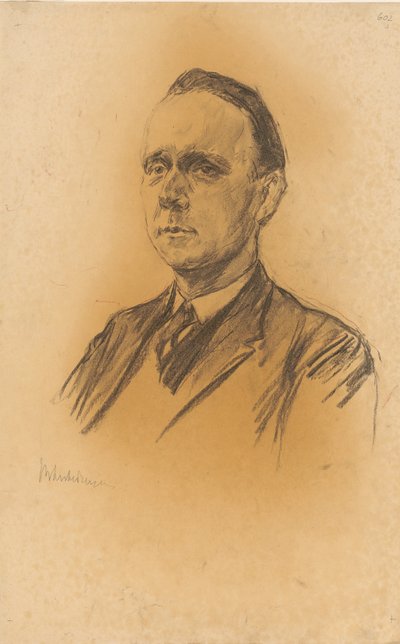 Retrato del profesor Werner Jäger de Max Liebermann