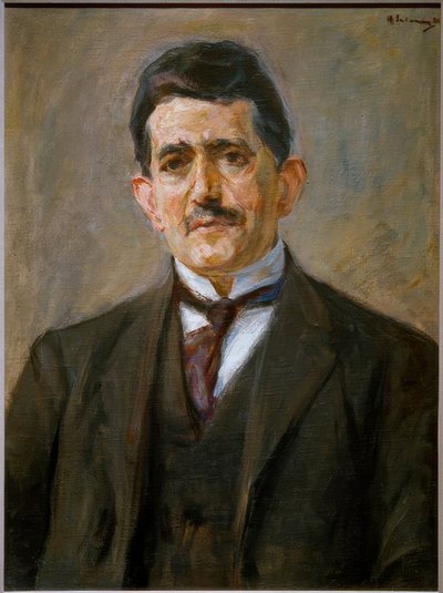 Retrato del editor Bruno Cassirer de Max Liebermann