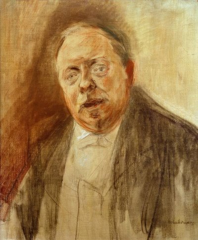 Estudio de retrato del barón Alfred von Berger de Max Liebermann