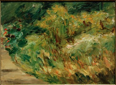 Plantas de flores en la casita del jardinero hacia el noroeste – Estudio de Max Liebermann