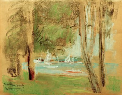 Barcos en el Wannsee de Max Liebermann