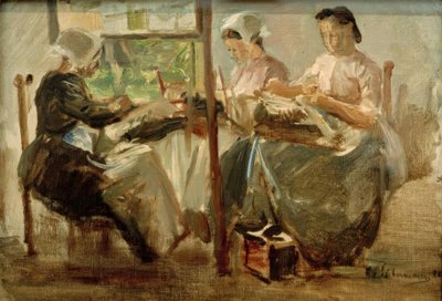 Encajeras de Brabante de Max Liebermann