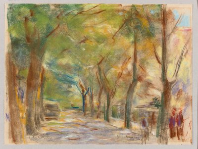 Calle Colomier cerca de Wannsee de Max Liebermann