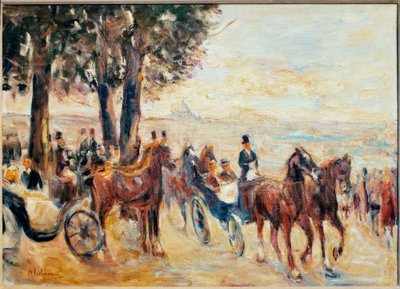 Corso en el Monte Pincio de Max Liebermann