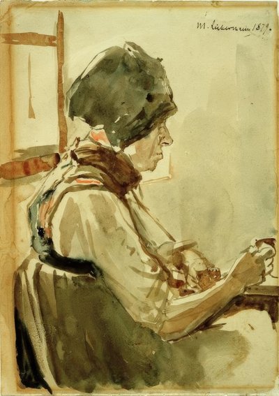 Mujer de Dachau de Max Liebermann