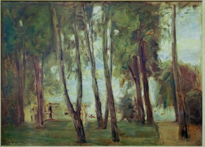 El jardín del artista en Berlín-Wannsee, al fondo de Max Liebermann