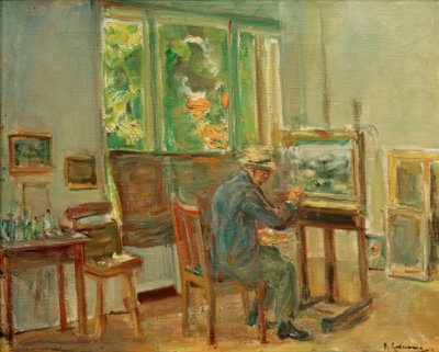 El Artista en su Estudio en Wannsee de Max Liebermann