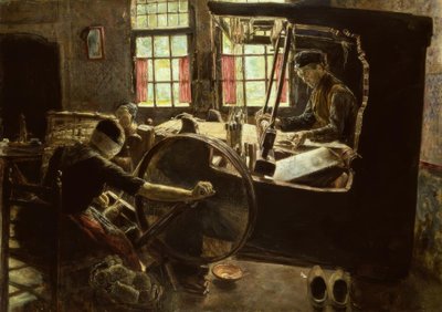 El tejedor de Max Liebermann