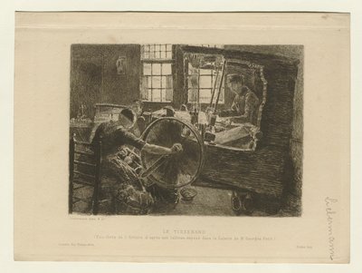 El tejedor de Max Liebermann