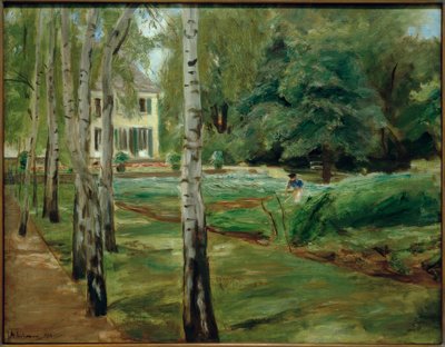 La avenida de abedules en el jardín de Wannsee hacia el oeste de Max Liebermann