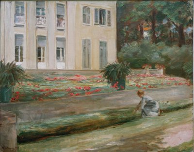 La terraza de flores en el jardín de Wannsee hacia el noroeste de Max Liebermann