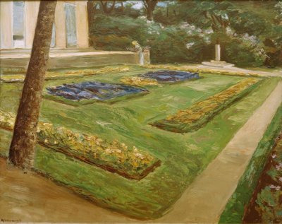 La terraza de flores en el jardín de Wannsee hacia el noroeste de Max Liebermann