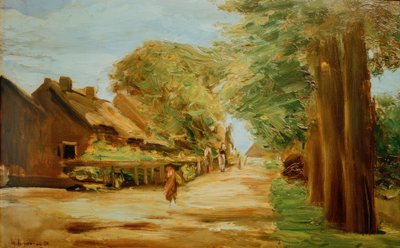 Calle del pueblo en Laren de Max Liebermann