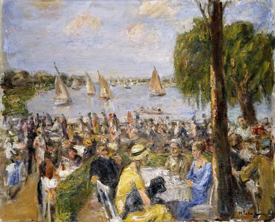 Café jardín en el Wannsee de Max Liebermann