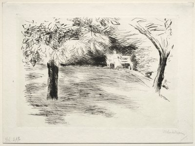 Jardín en Wannsee, Alemania de Max Liebermann