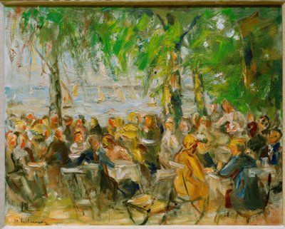 Restaurante de jardín en el Havel de Max Liebermann
