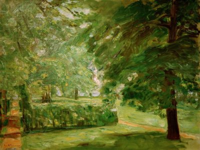 Jardines de setos en Wannsee hacia el este de Max Liebermann