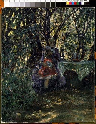 ""Jardín en una villa en Wannsee en Berlín"" (Jardín en la villa en Wannsee) Pintura de Max Liebermann (1847-1935) 1911 Mikalojus Konstantinas Ciurlionis Museo de Bellas Artes, Kaunas, Lituania de Max Liebermann