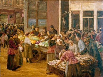 Calle judía en Ámsterdam de Max Liebermann