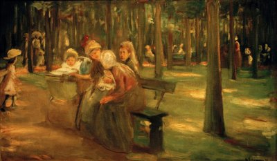 Niñeras y nodrizas en el parque de Max Liebermann