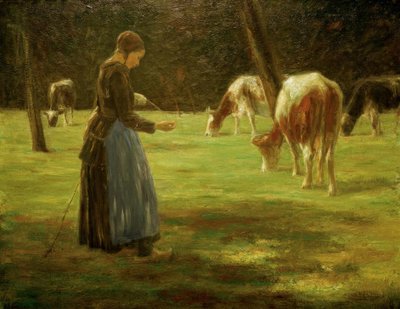 Pastora de vacas de Max Liebermann