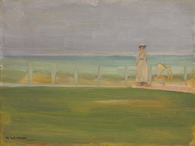 Dama en la playa, 1901 de Max Liebermann
