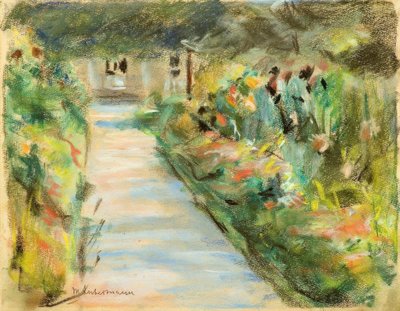 M. Liebermann, Jardín floreciente de Max Liebermann