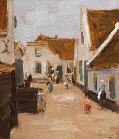 Calle del pueblo en Noordwijk de Max Liebermann