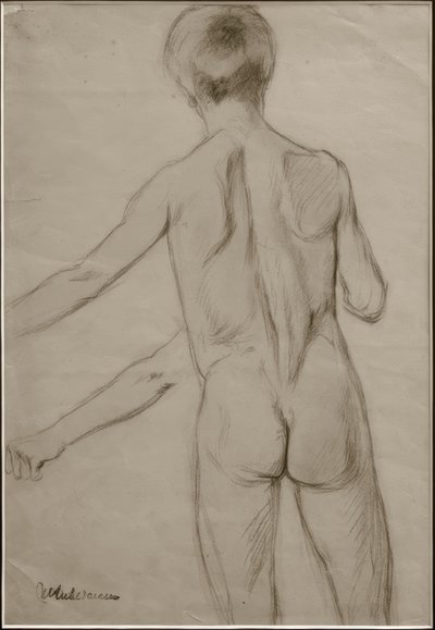 Estudio para el cuadro Niños bañándose de Max Liebermann