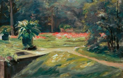 M. Liebermann, Jardín de Wannsee, terraza de flores de Max Liebermann