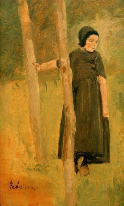 Max Liebermann, Niño bajo los árboles de Max Liebermann