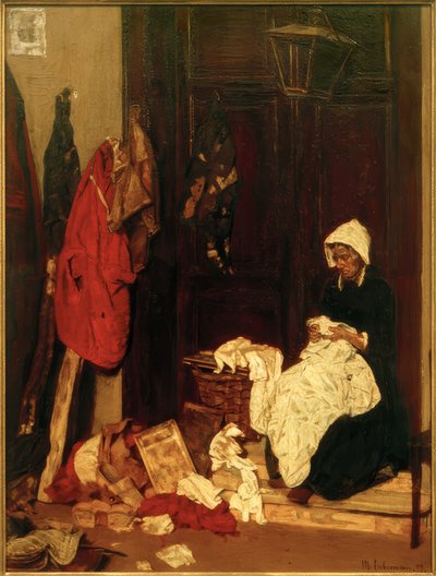 Costurera de Max Liebermann