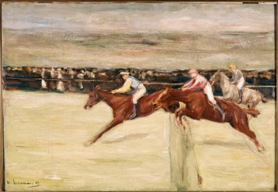 Carrera de caballos en las Cascine de Max Liebermann