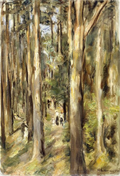 Picnic en el Bosque de Max Liebermann
