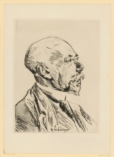 Retrato del profesor Adolph Goldschmidt de Max Liebermann