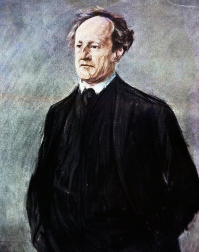Retrato de Gerhart Johann Robert Hauptmann de Max Liebermann