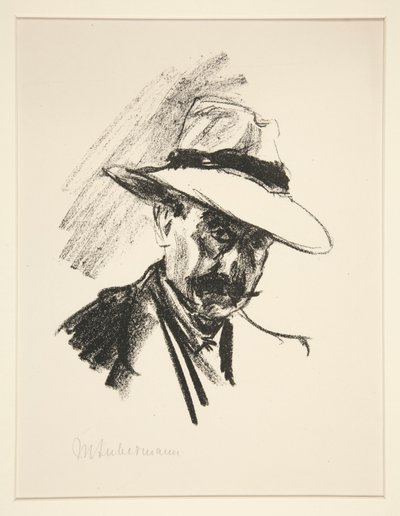 Retrato de Walter Hasenelever de Max Liebermann
