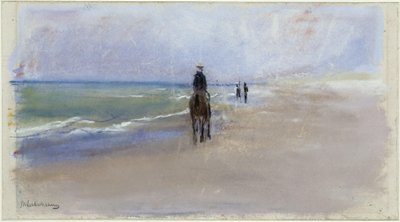 Jinete en la playa de Max Liebermann