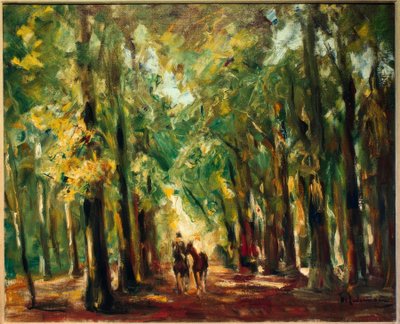Jinete en el parque de animales de Max Liebermann
