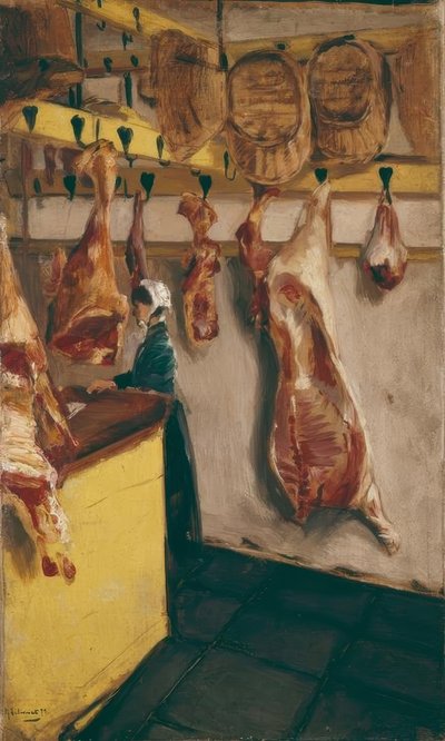 Carnicería en Dordrecht de Max Liebermann
