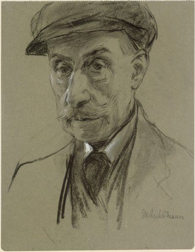 Autorretrato con gorra de Max Liebermann