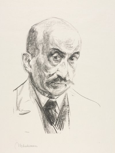 Autorretrato, 1921 de Max Liebermann