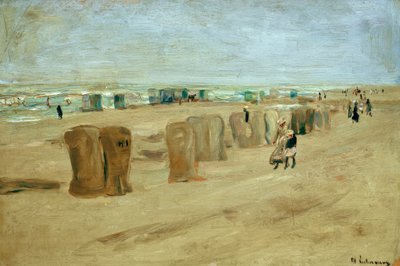 Imagen de playa en Noordwijk de Max Liebermann