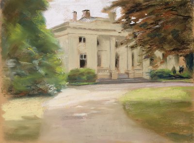 La Casa de Campo Godeffroy en Hirschpark von Nienstedten en el Elba, 1902 de Max Liebermann