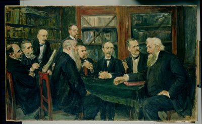 La Convención de Profesores de Hamburgo de Max Liebermann