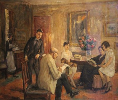 La familia Liebermann de Max Liebermann