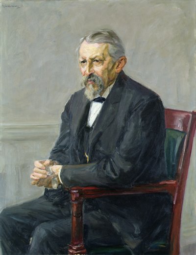 El Científico Natural, Hermann Strebel (1834-1914) 1905 de Max Liebermann